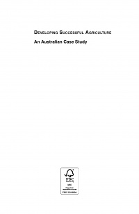 Zhang-Yue Zhou - Developing Successful Agriculture: An Australian Case Study