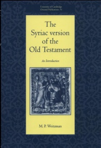 Weitzman - The Syriac Version of the Old Testament