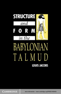 Jacobs - Structure and Form in the Babylonian Talmud