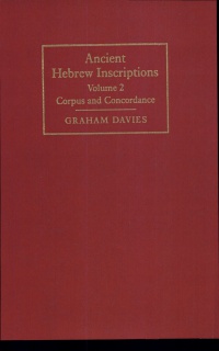 Davies - Ancient Hebrew Inscriptions