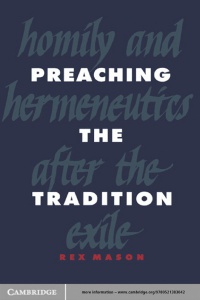Mason - Preaching the Tradition