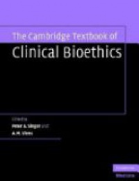 Singer - The Cambridge Textbook of Bioethics