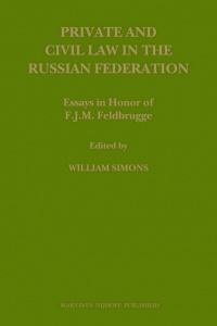 William B. Simons - Private and Civil Law in the Russian Federation