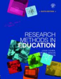 Cohen - Research Methods in Education