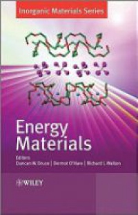 Duncan W. Bruce,Dermot O?Hare,Richard I. Walton - Energy Materials