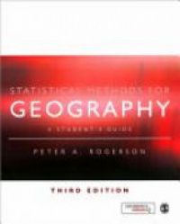 Peter A Rogerson - Statistical Methods for Geography