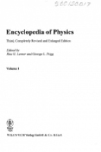 Lerner - Encyclopedia of Physics, 2 Vol. Set
