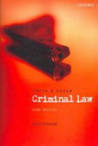 Ormerod , David - Smith and Hogan Criminal Law