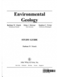 Murck B. W. - Enviromental Geology, Study Guide 