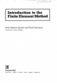 Ottosen N. - Introduction to the Finite Element Method