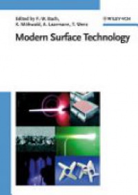 Bach F. - Modern Surface Technology