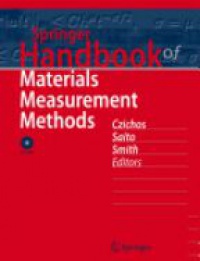 Czichos - Springer Handbook of Materials Measurement Methods + CD ROM