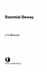 Bowman J. H. - Essential Dewey