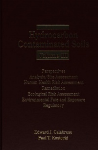 KOSTECKI - Hydrocarbon Contaminated Soils, Volume III