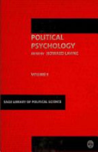 Howard Lavine - Political Psychology, 4 Volume Set