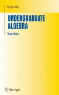 Lang S. - Undegraduate Algebra
