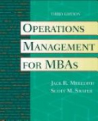 Meredith - Operation Management for MBAs