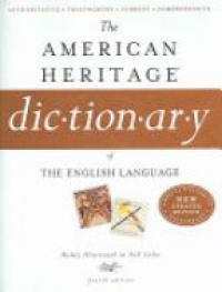 AHD - The American Heritage Dictionary of the English Language (CD-ROM Included), 4th Edition