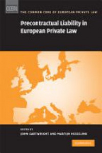 Catwright J. - Precontractual Liability in European Private Law
