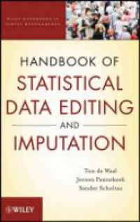 Ton de Waal,Jeroen Pannekoek,Sander Scholtus - Handbook of Statistical Data Editing and Imputation