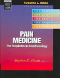 Abram, Stephen E. - Pain Medicine