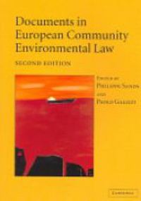 Sands P. - Documents in European Community Environmental Law
