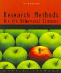 Stangor Ch. - Research Methods for the Behavioral Sciences