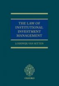 van Setten, Lodewijk - The Law of Institutional Investment Management