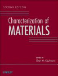 Kaufmann E. - Characterization of Materials, 3 Vol. Set