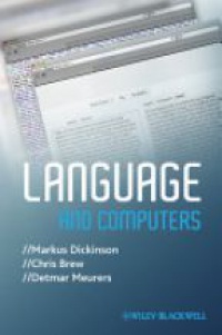 Markus Dickinson,Chris Brew,Detmar Meurers - Language and Computers
