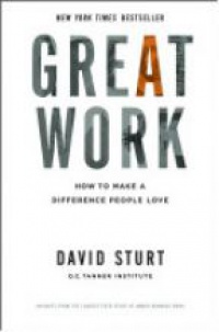 David Sturt - Great Work: How to Make a Difference People Love