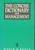 The Concise Dictionary of Management
