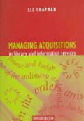 Managing Acquisitions in Library and Information Services