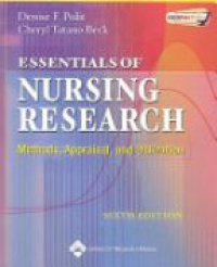 Polit - Essentials of Nursing Research: Methods, Appraisal, and Utilization