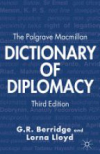 Berridge - The Palgrave Macmillan Dictionary of Diplomacy