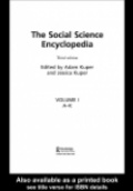 The Social Science Encyclopedia, 2 Vol. Set
