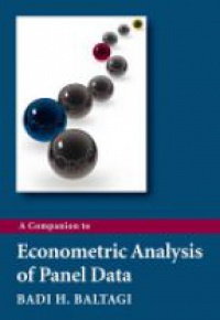 Baltagi B. - A Companion to Econometric Analysis of Panel Data