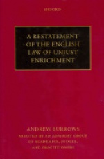 A Restatement of the English Law of Unjust Enrichment 