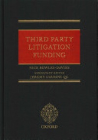 Rowles-Davies, Nick - Third Party Litigation Funding 