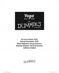Larry Payne,Georg Feuerstein,Sherri Baptiste,Doug Swenson,Stephan Bodian,LaReine Chabut,Therese Iknoian - Yoga All–In–One For Dummies