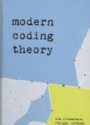 Modern Coding Theory