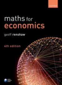 Renshaw, Geoff - Maths for Economics