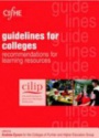Guidelines for Colleges: Recommendations for Learning Resources